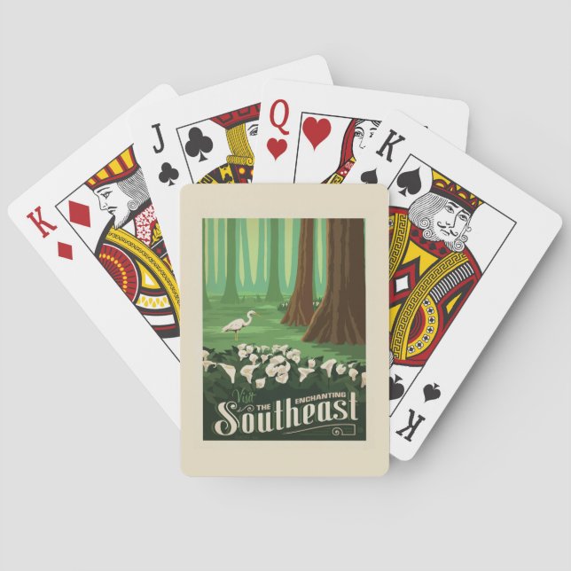 Macy's Flower Show | Southeast Playing Cards (Back)