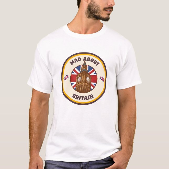 Mad About Britain Big Ben T-Shirt (Front)