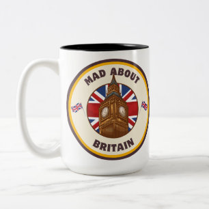 Mad About Britain Big Ben Two-Tone Coffee Mug