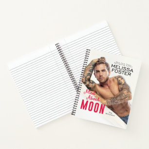 Mad About Moon Notebook - 8.5" l x 11" w