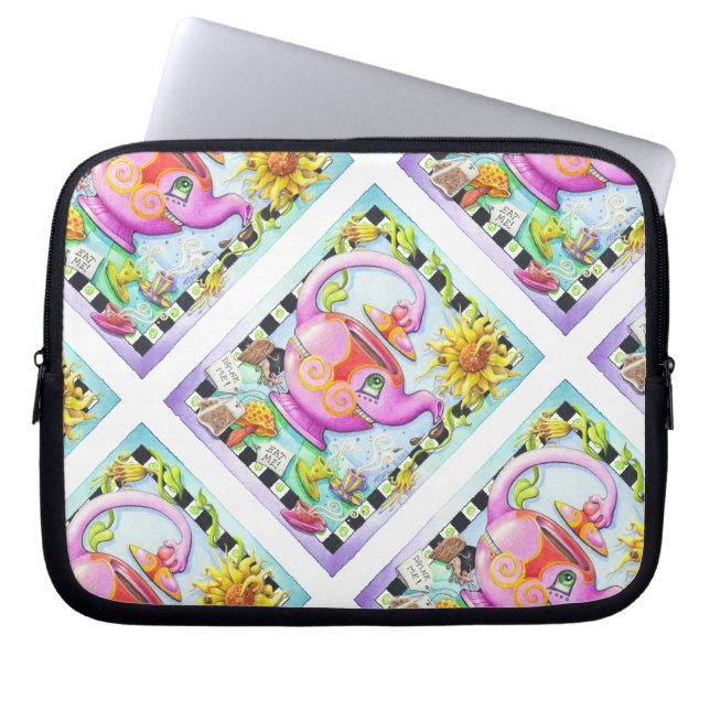 MAD ABOUT TEA PARTY LAPTOP SLEEVE (Front)