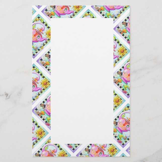 MAD ABOUT TEA PARTY STATIONERY (Front)