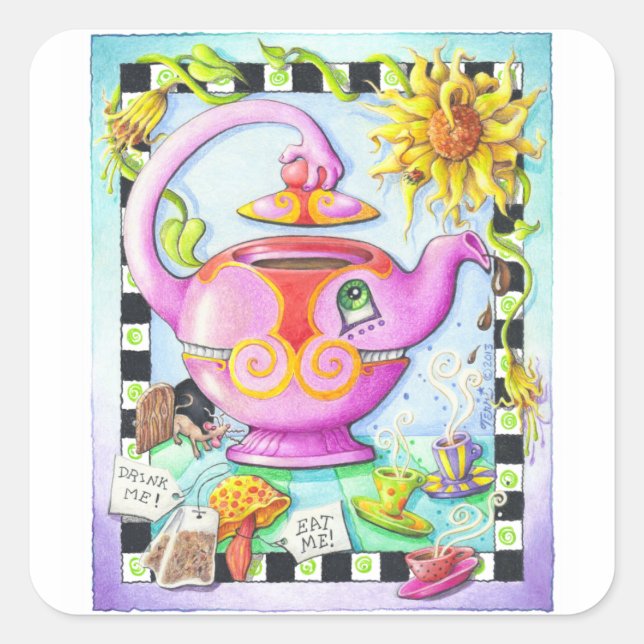 MAD ABOUT TEA PARTY STICKERS (Front)