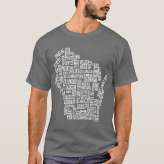 Mad About Wisconsin (Grey) T-Shirt