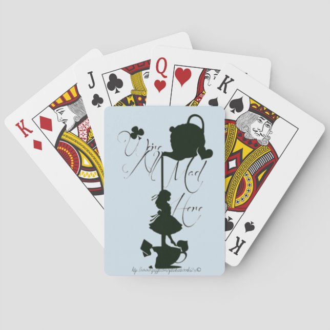 "Mad Alice" Playing Cards (Back)