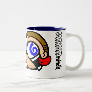 MAD and CRAZY at your service! Two-Tone Coffee Mug