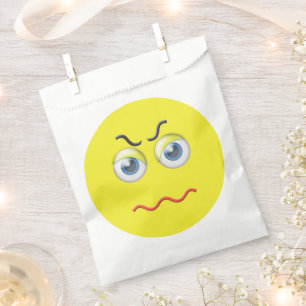 Mad Angry Emoji Favour Bags