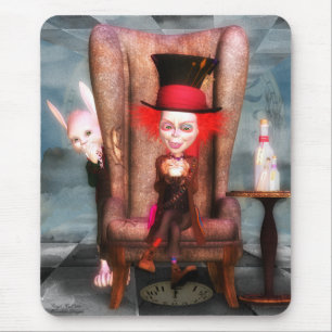 Mad As A Hatter Fine Art On A Mousepad
