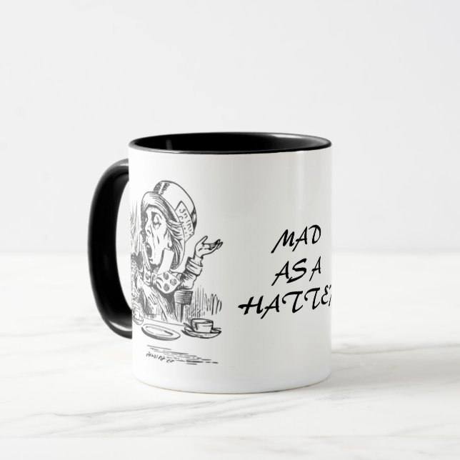 MAD AS A HATTER MUG (Front Left)