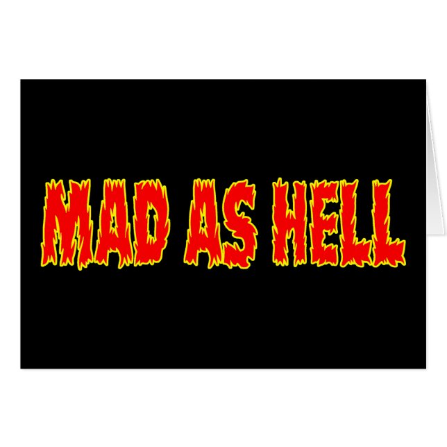 MAD AS HELL (Front Horizontal)