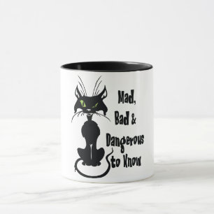 Mad, Bad & Dangerous to Know, Black Cat Mug