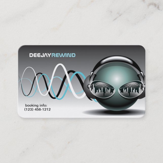 Mad Beats - DJ Business Cards (Front)