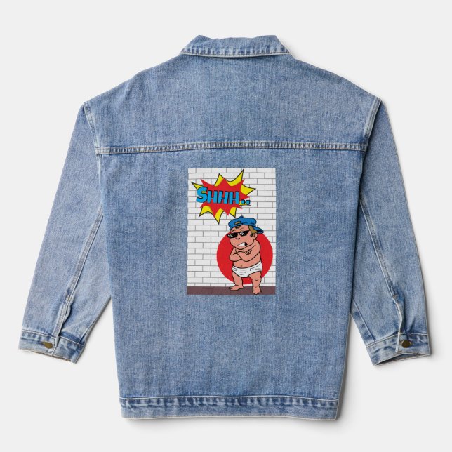 mad boy  denim jacket (Back)