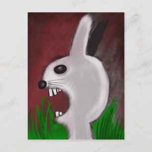 Mad Bunny Postcard