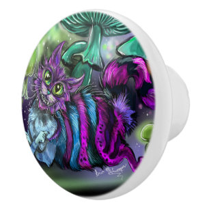 Mad Cat Ceramic Knob