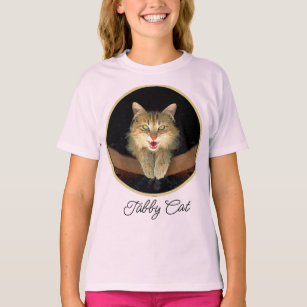 Mad Cat Painting - Cute Original Cat Art T-Shirt