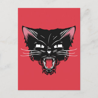 Mad Cat Postcard