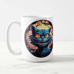 Mad Cheshire Cat Alice in Wonderland  Coffee Mug