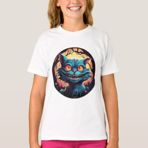Mad Cheshire Cat Alice in Wonderland  T-Shirt