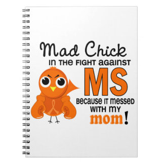 Mad Chick 2 Mum Multiple Sclerosis MS Notebook