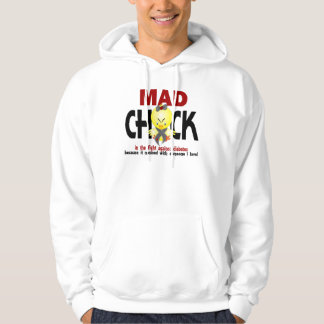 Mad Chick In The Fight Diabetes Hoodie