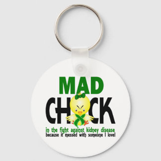 Mad Chick In The Fight Kidney Disease Key Ring