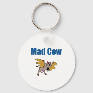 Mad Cow Key Ring