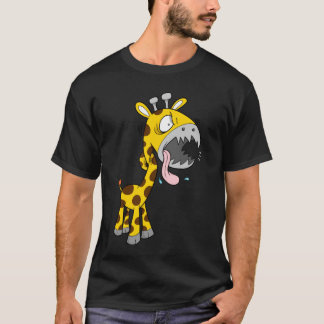 Mad Crazy Insane Angry Giraffe Shirt