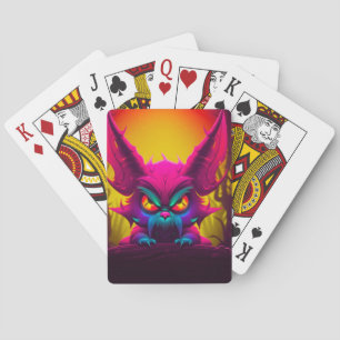 Mad Creature Playing Cards