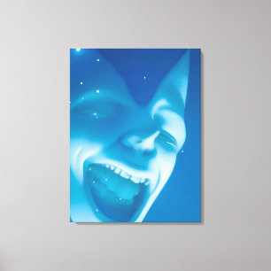 Mad Dreamer in the Stars - Ken Gauge Art Canvas Print