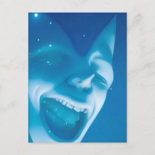 Mad Dreamer in the Stars - Ken Gauge Art Postcard