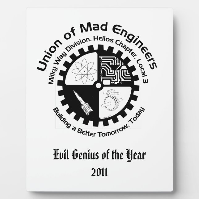 Mad Engineers Plaque (Front)