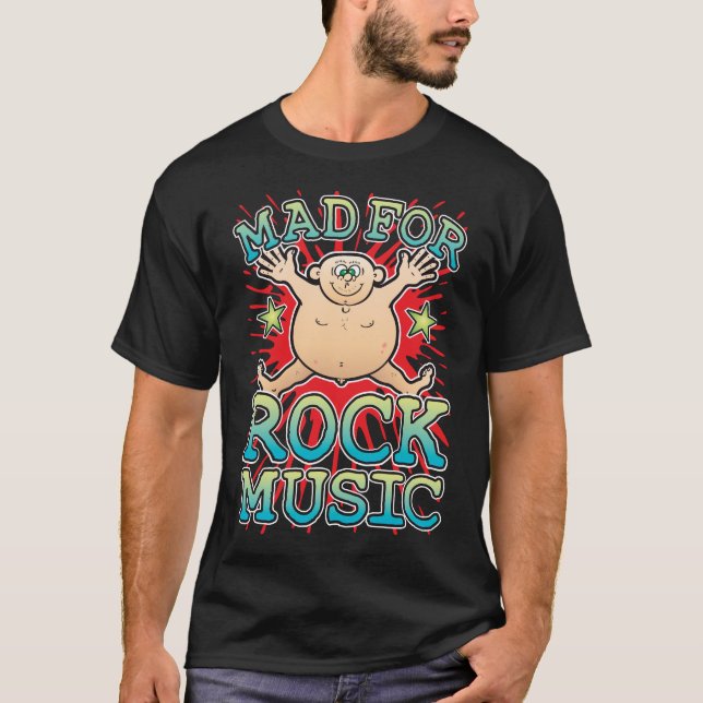 Mad For Rock Music T-Shirt (Front)