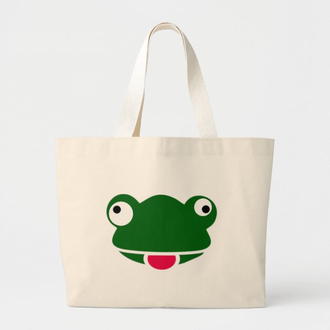 Mad Frog Design Merchandise Large Tote Bag (Front)