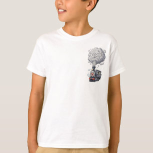 Mad Grumpy Steam Engine Choo Choo Kids T-Shirt