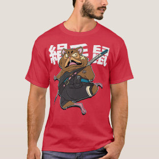 Mad Hamster Samurai Japan Culture (2) T-Shirt