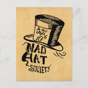 Mad Hat Society Postcard