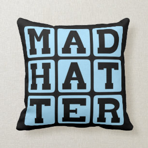Mad Hatter, Alice in Wonderland Character Cushion