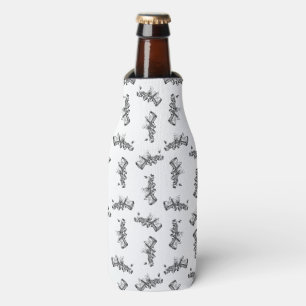 Mad Hatter Alice in Wonderland CUSTOM BG COLOR Bottle Cooler