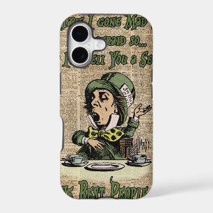 Mad Hatter,Alice In Wonderland,Quote Vintage Art