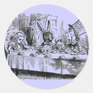 Mad Hatter Classic Round Sticker