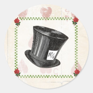 Mad Hatter Hat Sticker