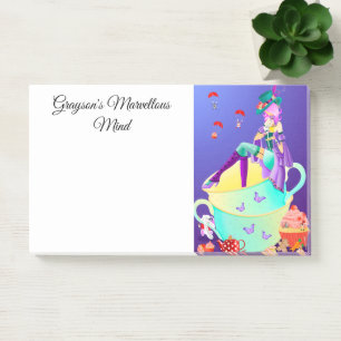 Mad Hatter in Teacup Wonderland Post-it Notes