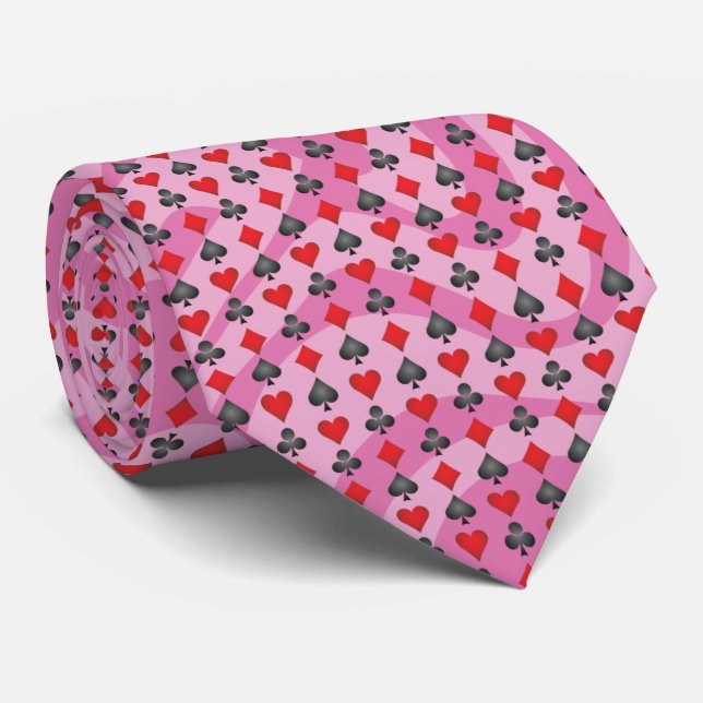 Mad Hatter Poker Tie (Rolled)