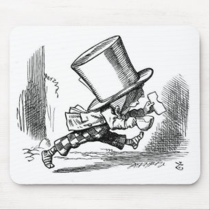 Mad Hatter Running Mouse Mat