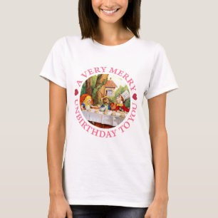 Mad Hatter Says a Very Merry Unbirthday to You! T-Shirt