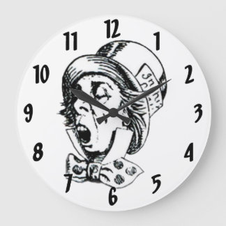Mad Hatter Speech Wall Clock
