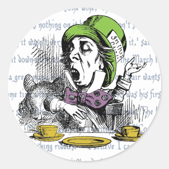 Mad Hatter Stickers (Front)