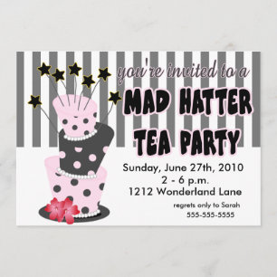Mad Hatter Tea Party Invitation