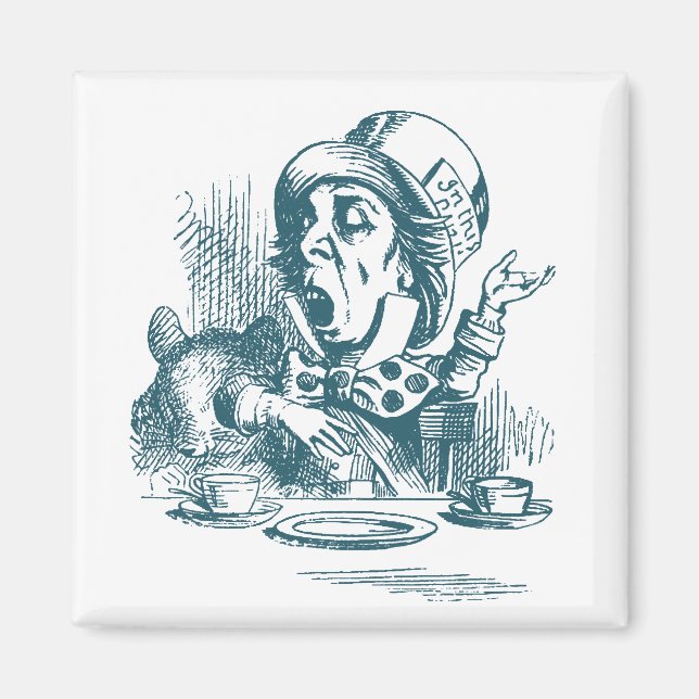 Mad Hatter Tea Party Magnet (Front)